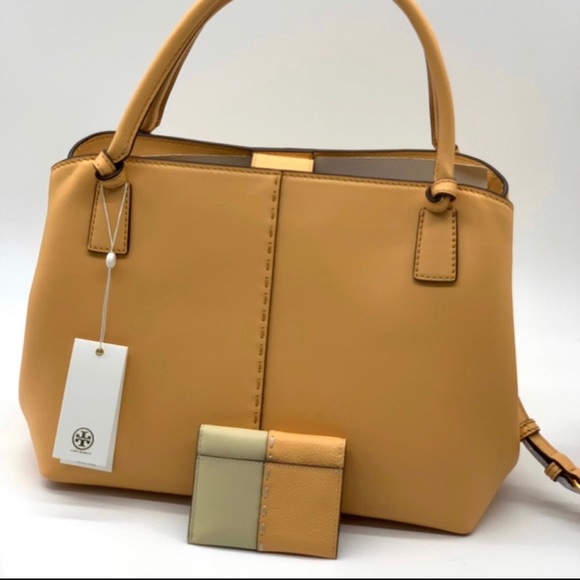 Tory Burch MCGRAW SMOOTH SATCHEL & Wallet Set - Picture 6 of 10